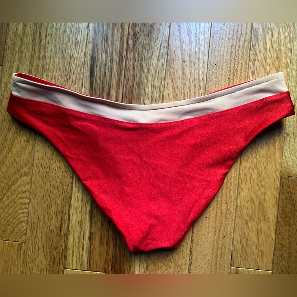 Enchanted Bikinis Arabian Nights Jasmine Red Off Shoulder Swimsuit Small - Picture 7 of 7